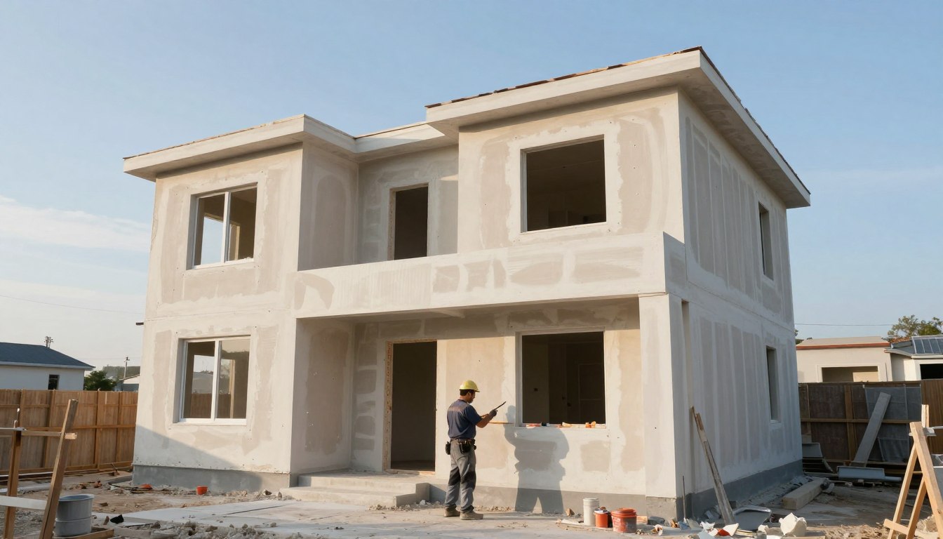 Dom 150m2 ile tynków