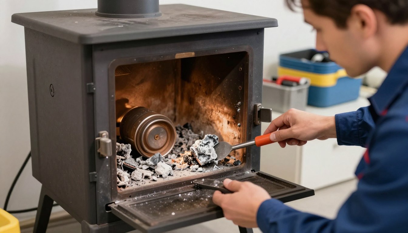 Jak zlikwidować spieki w piecu na pellet