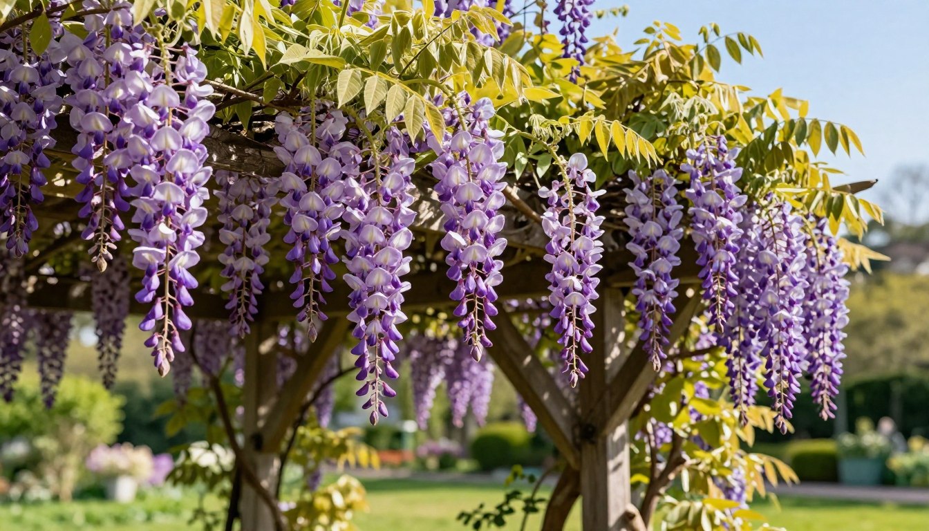 Wisteria kiedy kwitnie