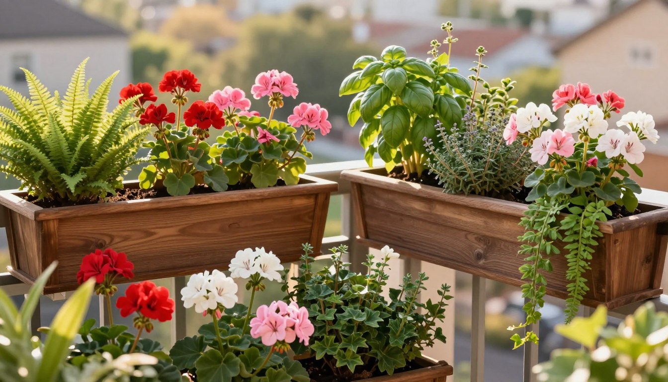 Z czym łączyć pelargonie